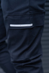 FINN CARGO TROUSERS - NAVY