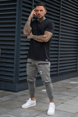 EMOTIVE CARGO TROUSERS - CHARCOAL