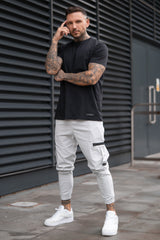 BOYTON CARGO TROUSERS - ICE