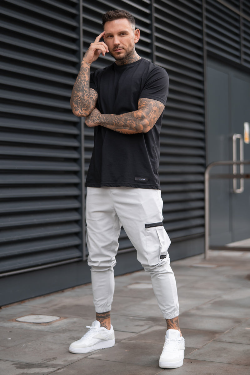 BOYTON CARGO TROUSERS - ICE