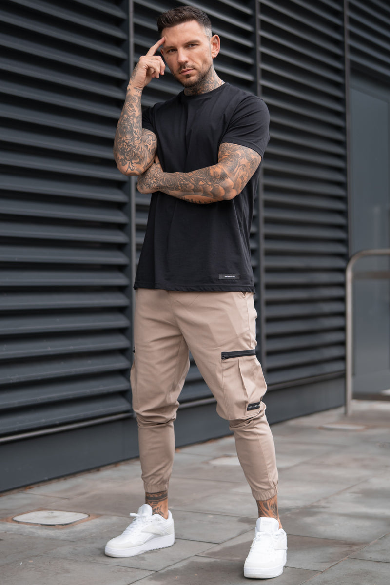 BOYTON CARGO TROUSERS - SAND