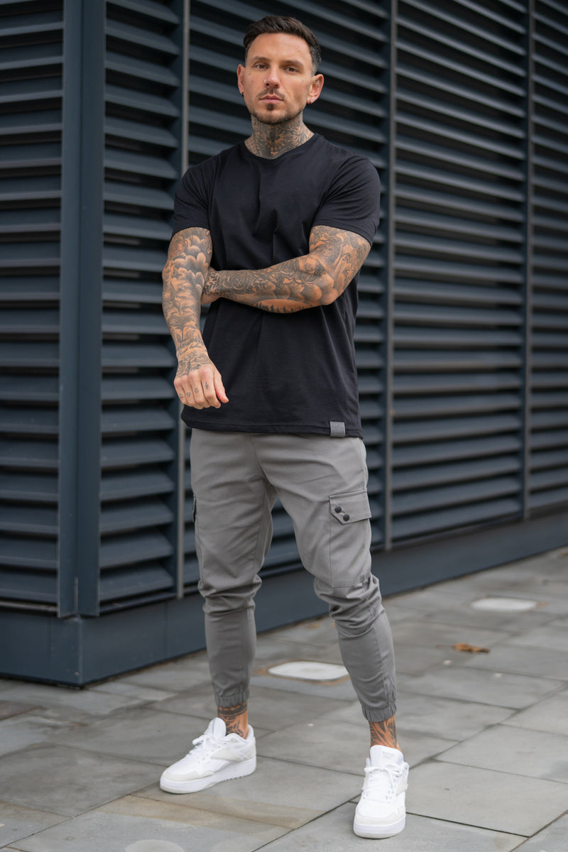 BOWEN CARGO TROUSERS - CHARCOAL