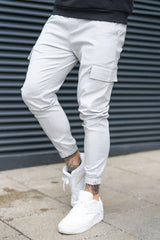 IVES CARGO TROUSERS - ICE