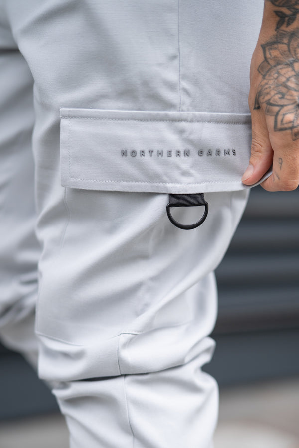 PRESCOTT CARGO TROUSERS - ICE