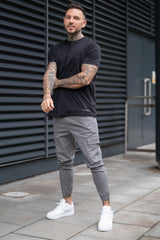 PRESCOTT CARGO TROUSERS - STEEL