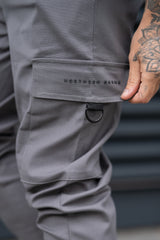 PRESCOTT CARGO TROUSERS - STEEL