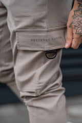 PRESCOTT CARGO TROUSERS - GREIGE