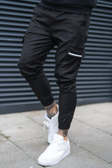 FINN CARGO TROUSERS - BLACK