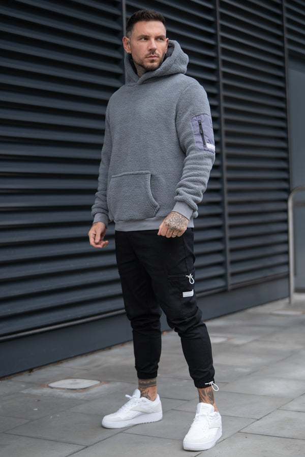 HAUS SHERPA HOODIE - STEEL