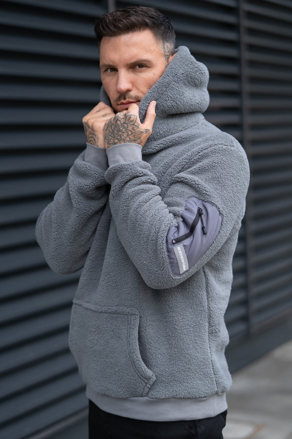 HAUS SHERPA HOODIE - STEEL