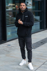 NEWLAND SHERPA HOODIE - BLACK