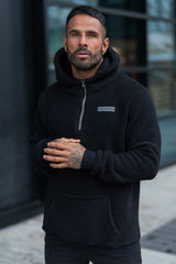 NEWLAND SHERPA HOODIE - BLACK