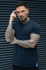 ALBANY TEE - INDIGO