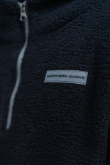 NEWLAND SHERPA HOODIE - BLACK