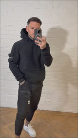 SUKAR SHERPA HOODIE - STEEL