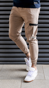 TOLOX CARGO TROUSERS - GREIGE