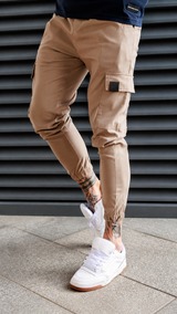 RIDGE CARGO TROUSERS - SAND