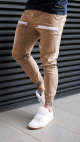 ZONE CARGO TROUSERS - SAND